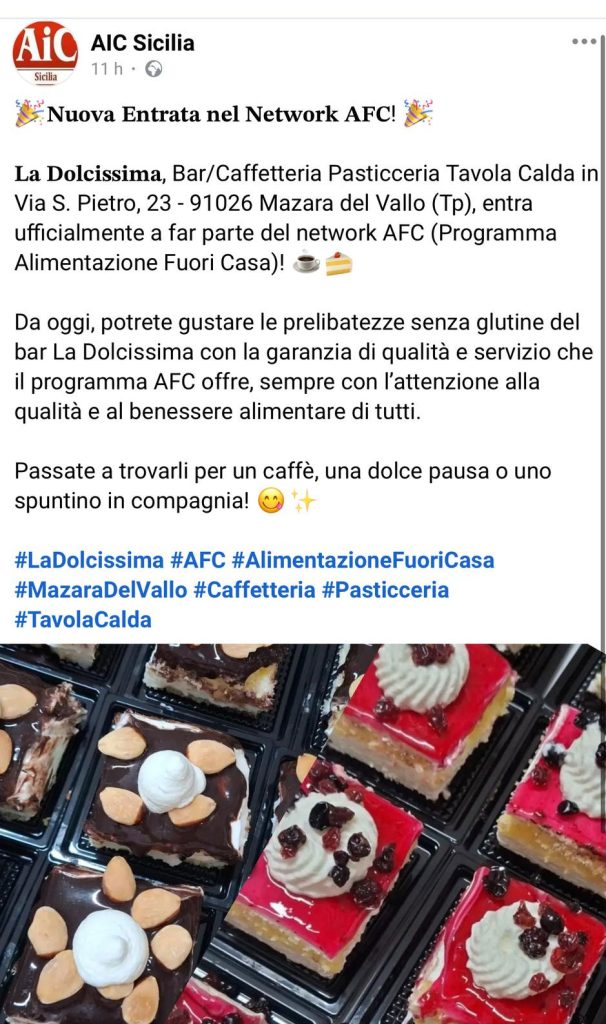 Nuovo ingresso nel network AFC per La Dolcissima